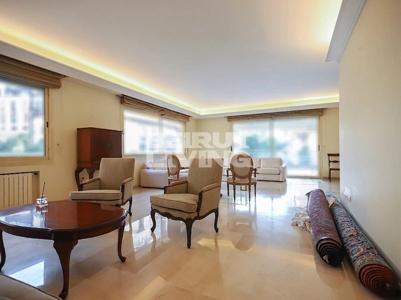 Apartment Spacious & Charming | Big Balcony | Open View for rent in Achrafieh – Achrafieh, Beirut