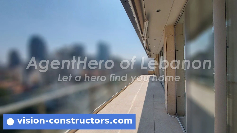 Apartment Modern Apt With the Largest Terrace in Achrafieh for rent