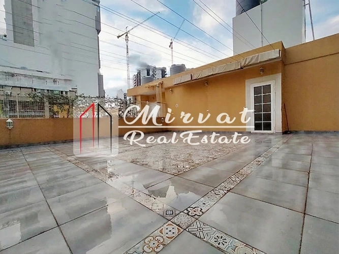 SursocklFurnished ApartmentlWith a Rooftop Terrace for rent in Achrafieh – Achrafieh, Beirut