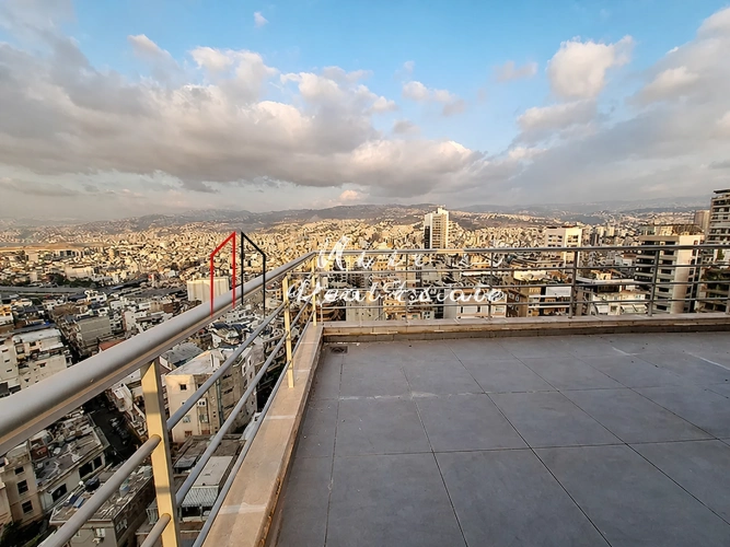 Apartment Exclusive Dream Duplex|Private Terraces|Sea & Mountain Views for rent in Achrafieh – Achrafieh, Beirut