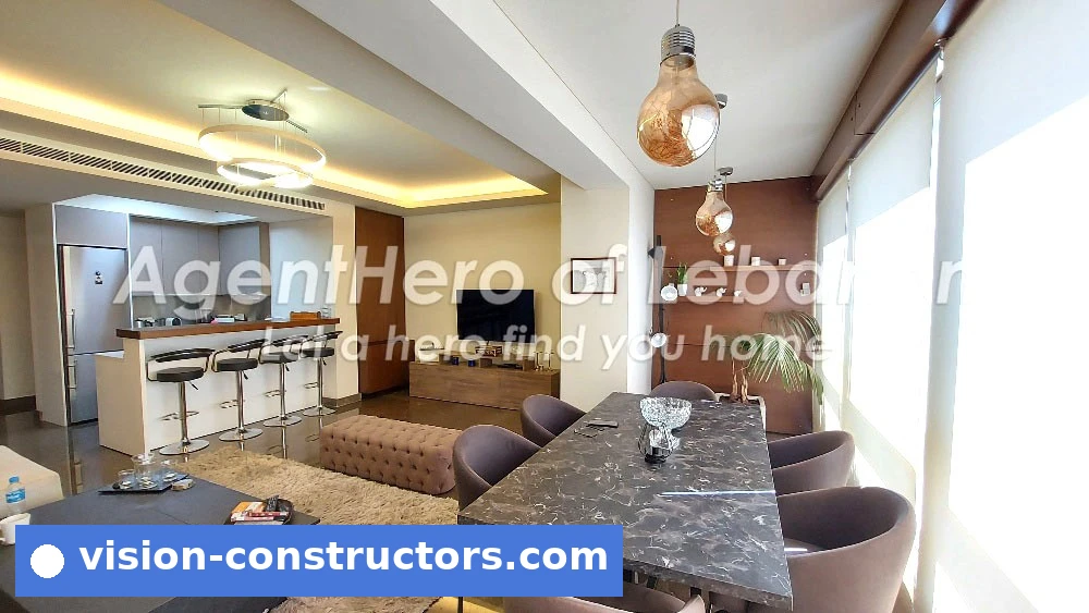 Apartment Modern & Fully Furnished Apt | Amazing View for rent in Achrafieh