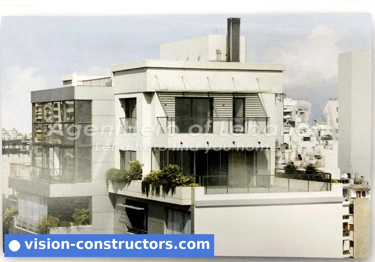 Apartment Large Duplex | Large Terrace | Amazing View for sale in Achrafieh