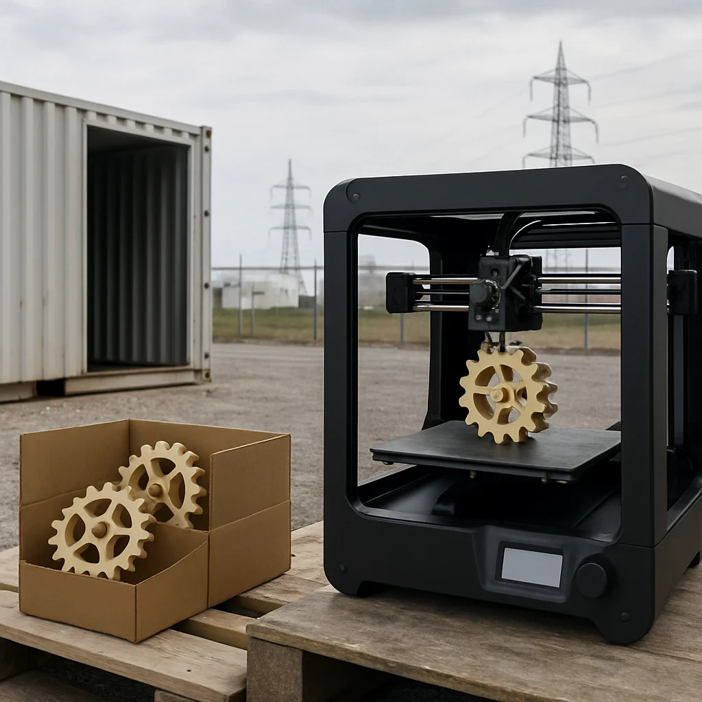 3D Printing Innovation in AM Spare Parts Logistics for Remote Sites: A Market Outlook