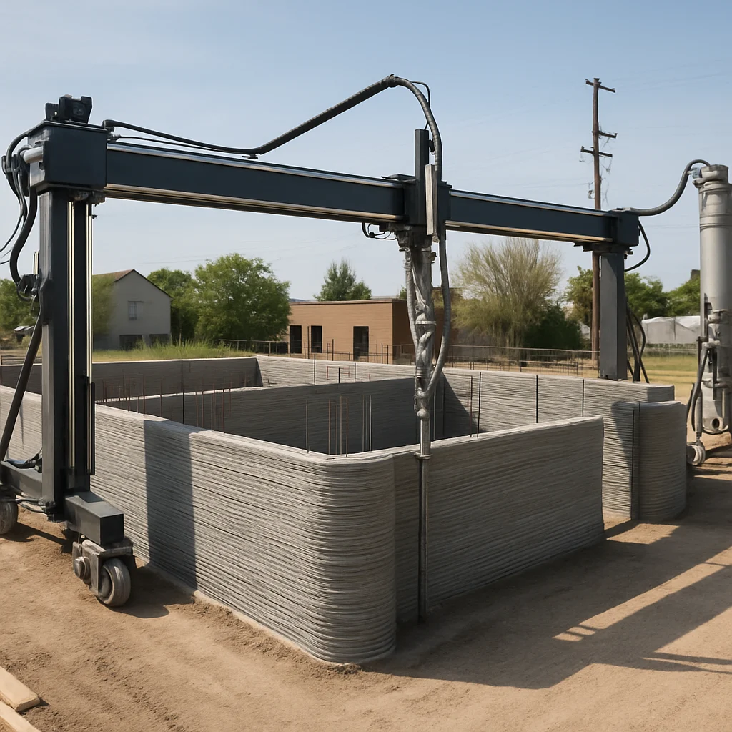 3D Printing Innovation: On-Site Printed Walls with Reinforcement - A Market Outlook