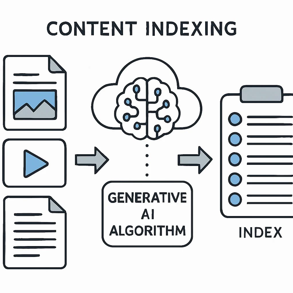 Harnessing Generative AI for Effective Content Indexing: A Blueprint for SEO Success – technical illustration