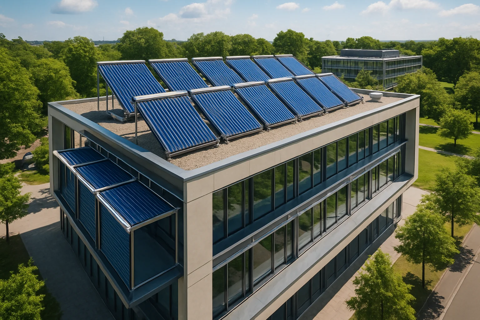Harnessing Solar Thermal Collectors for Sustainable Building Design