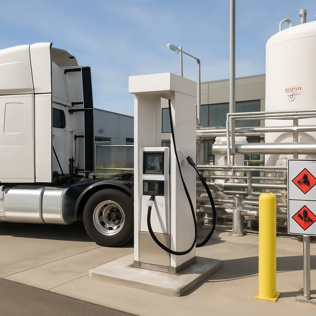 Hydrogen Trucking: Refueling and Safety Codes in the USA