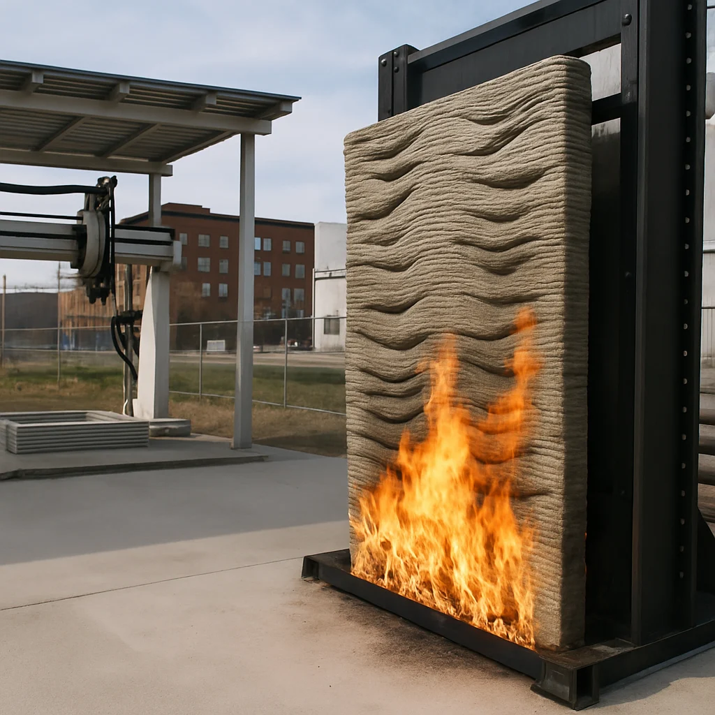 Revolutionizing Architectural Design: A Deep Dive into 3D Printed Façade Components and Fire Testing