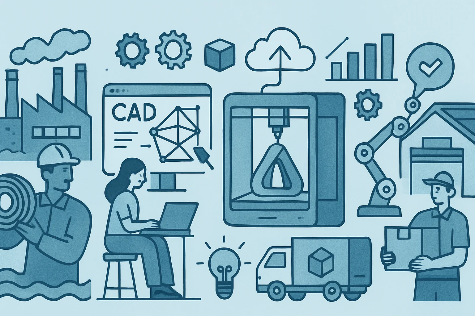 Revolutionizing Supply Chain Management Through 3D Printing Innovation