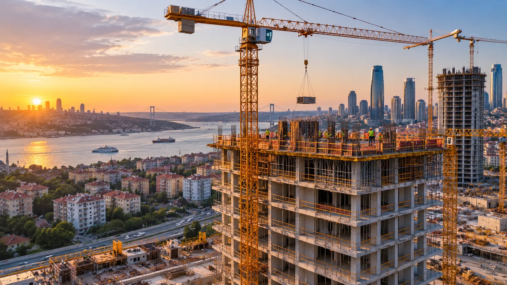 How high-rise buildings are constructed in modern metropolises