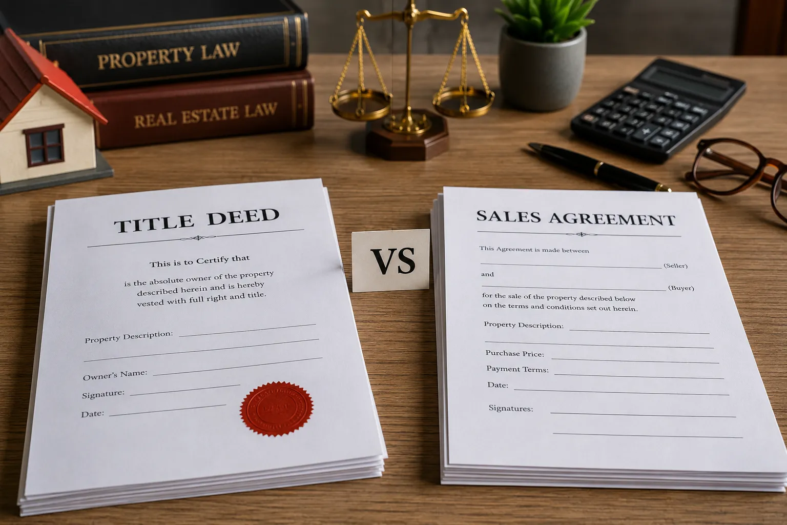 Title Deed vs Sales Agreement: Legal Differences Every Buyer Must Know