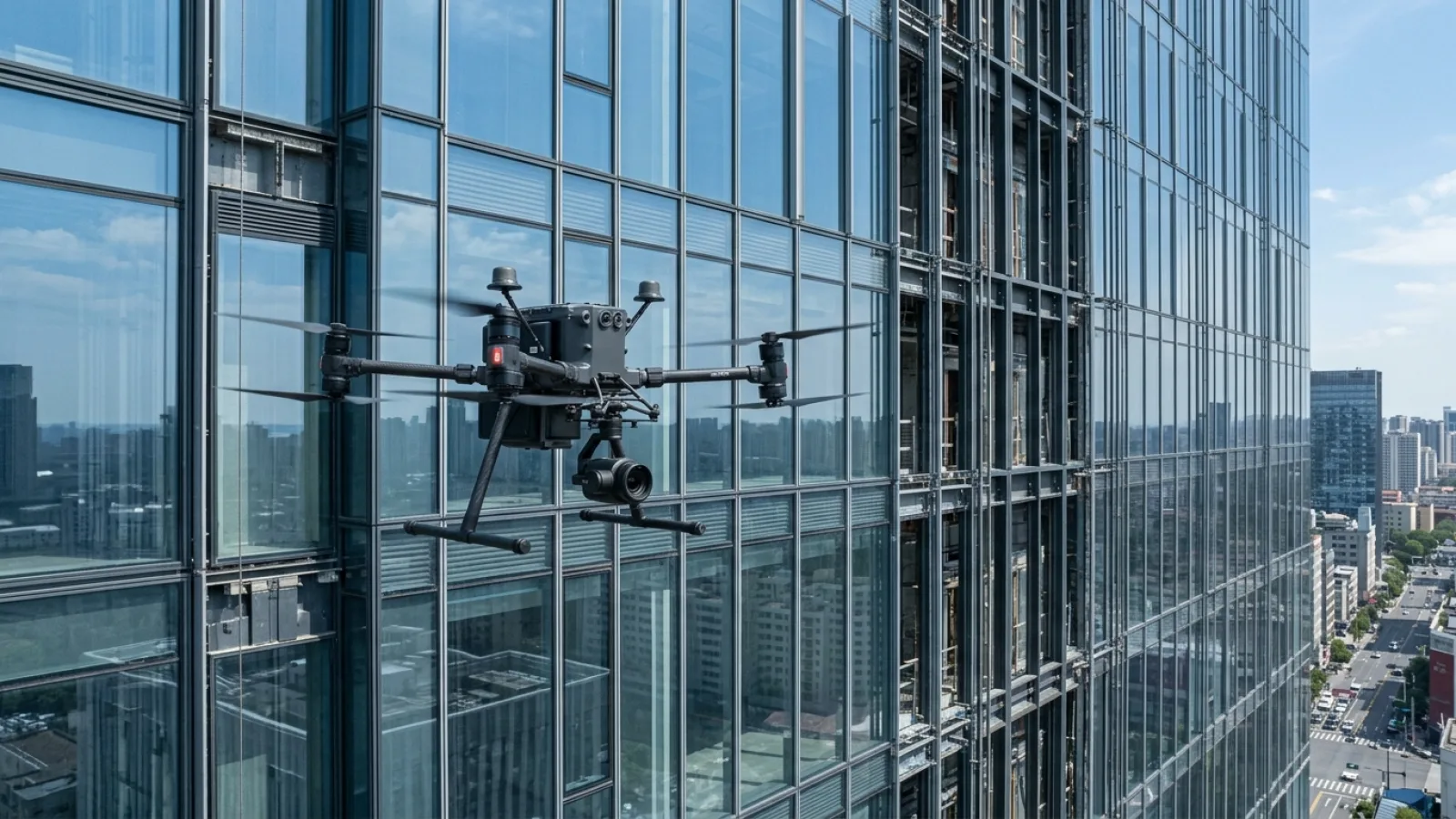Advanced Facade Inspection and Repair: How Drones, AI, and Robotics Are Protecting Modern Buildings