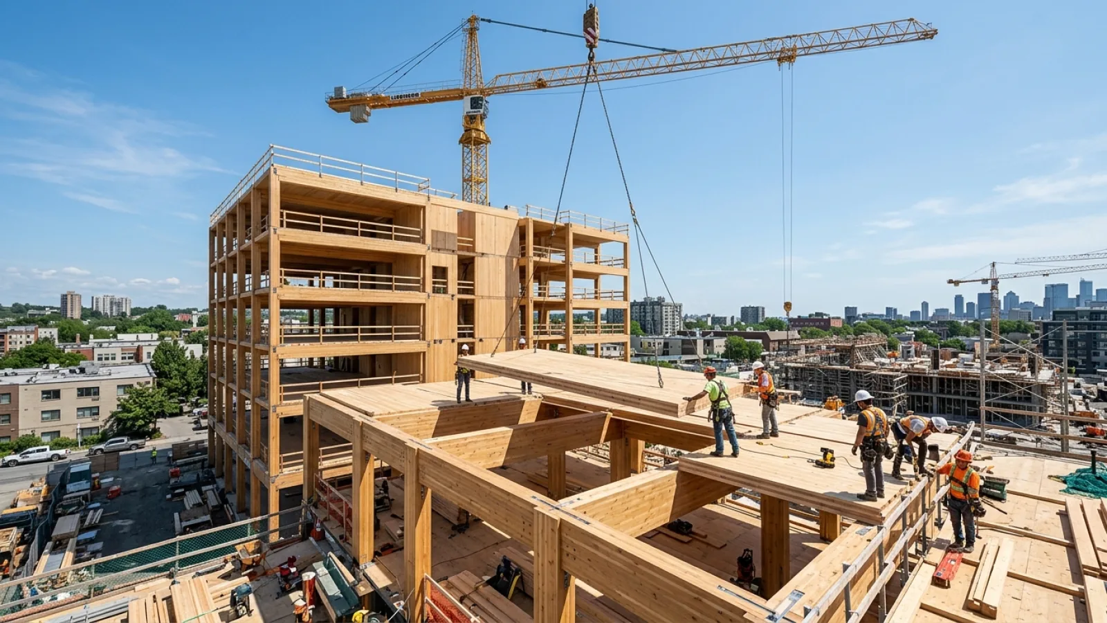 The Structural Engineering of Mass Timber Buildings: A Comprehensive Guide to CLT, Glulam, and Modern Timber Systems
