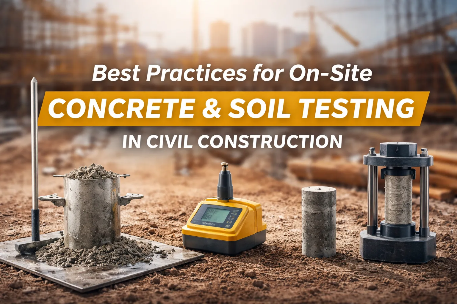 Best Practices for On-Site Concrete & Soil Testing to Ensure Accurate Results