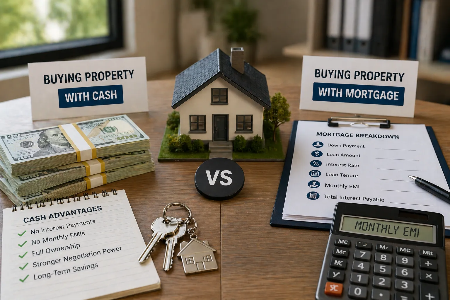 Buying Property with Cash vs Mortgage: A Financial Impact Breakdown