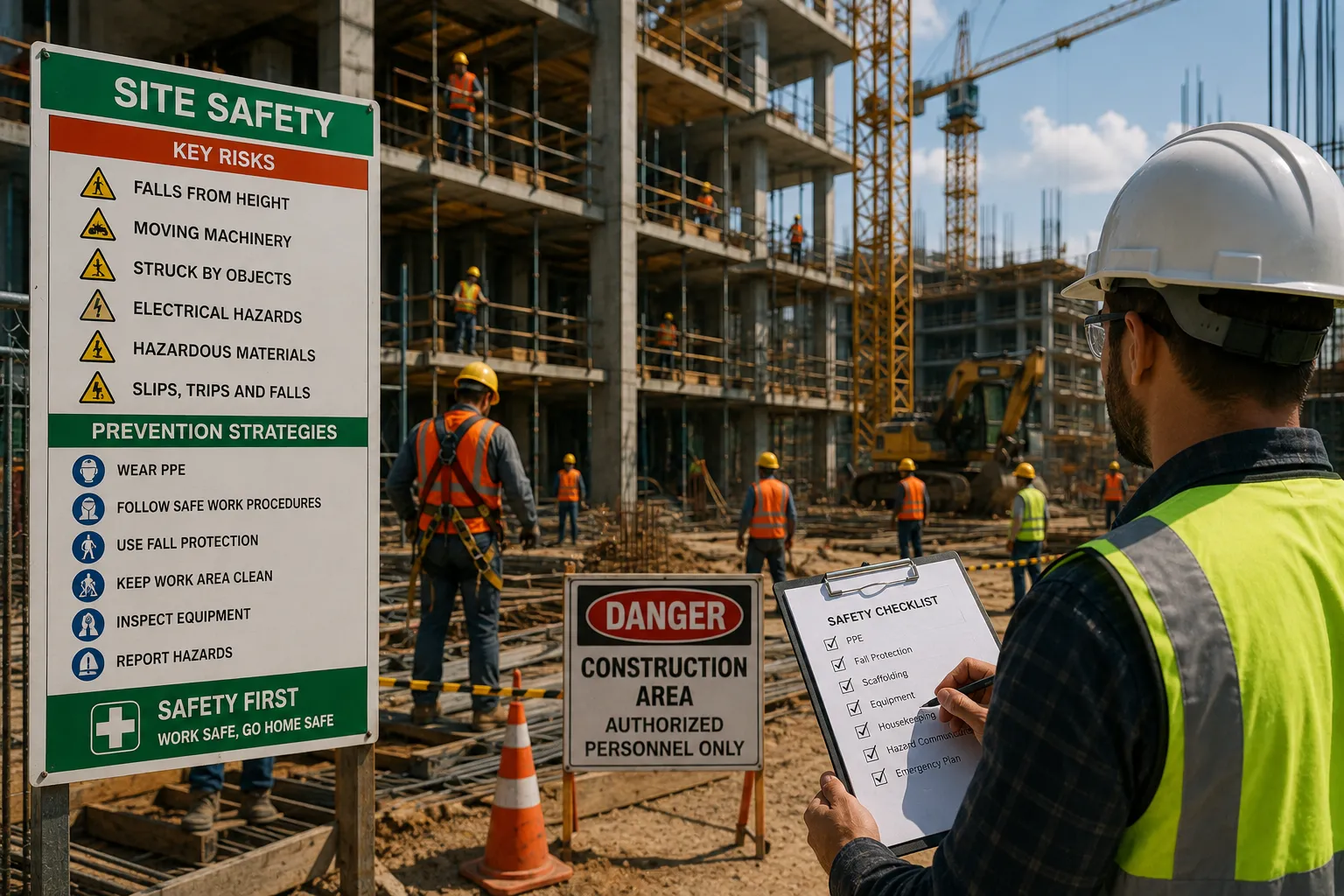 Construction Site Safety: Key Risks and Prevention Strategies