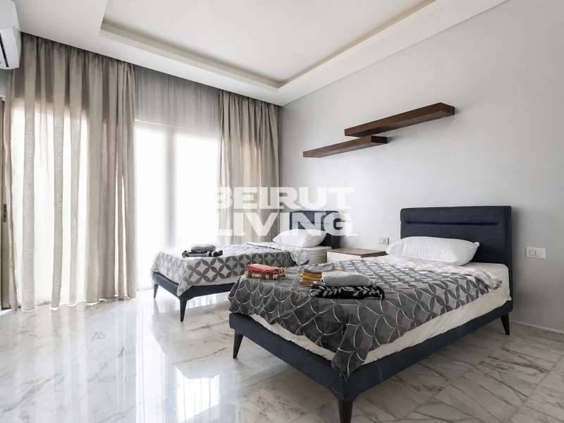Apartment Amazingly Furnished Flat | Balconies | Calm Area for rent in Hamra